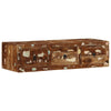 Wall-mounted TV Cabinet 100x32x25 cm Solid Wood Reclaimed