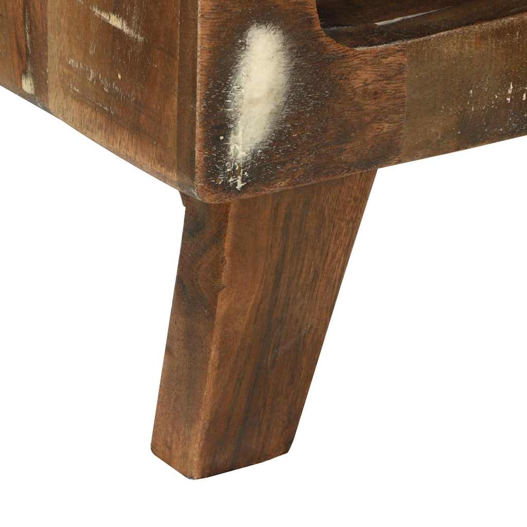 Coffee Table Multicolour 90 x 50 x 35 cm Solid Reclaim Wood