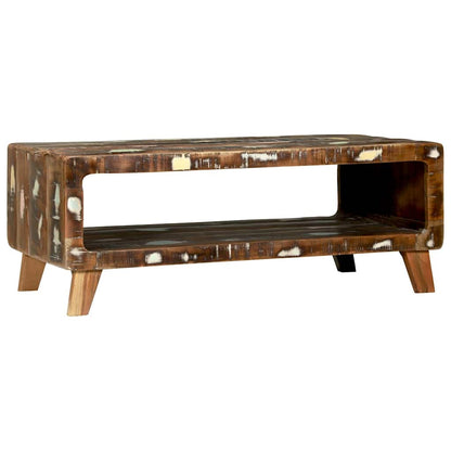 Coffee Table Multicolour 90 x 50 x 35 cm Solid Reclaim Wood