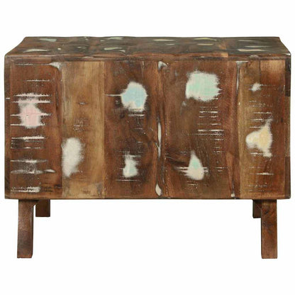 Coffee Table Multicolour 50 x 50 x 35 cm Solid Reclaim Wood
