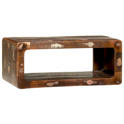 TV Cabinet Multicolour 60 x 30 x 25 cm Solid Reclaim wood