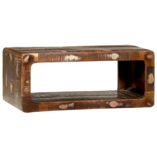 TV Cabinet Multicolour 60 x 30 x 25 cm Solid Reclaim wood
