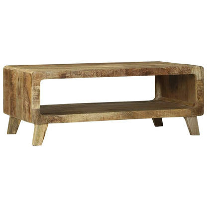 Coffee Table Brown 90 x 50 x 35 cm Solid Mango Wood
