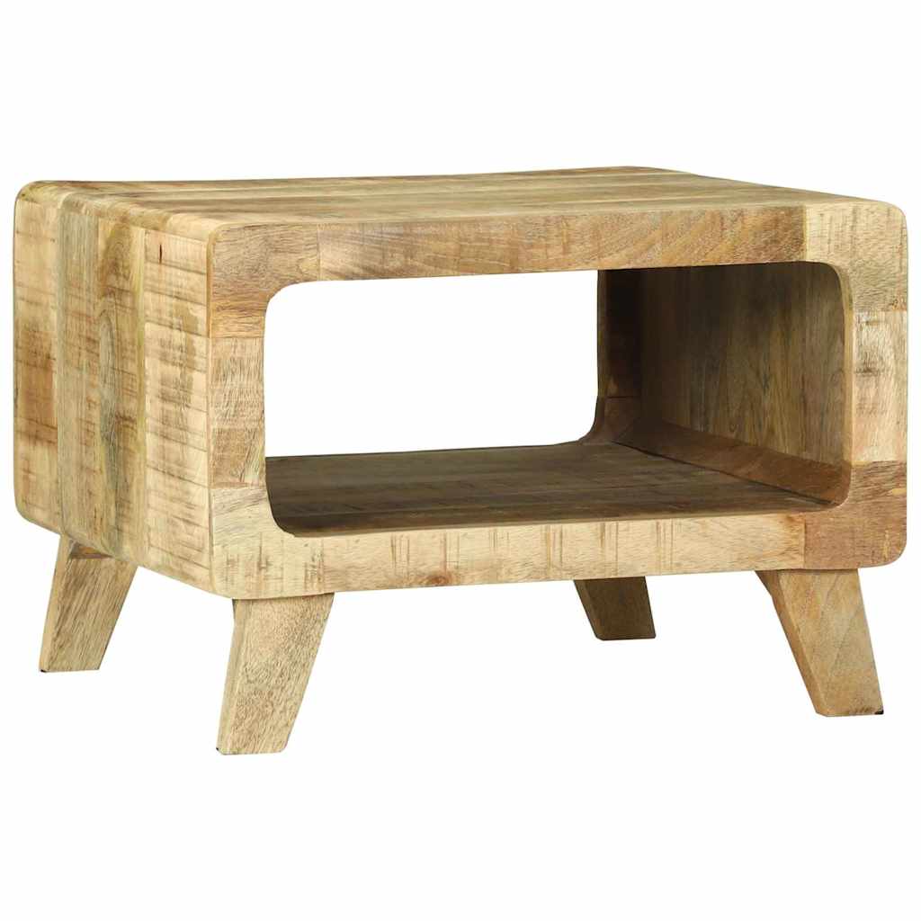 Coffee Table Brown 50 x 50 x 35 cm Solid Mango Wood