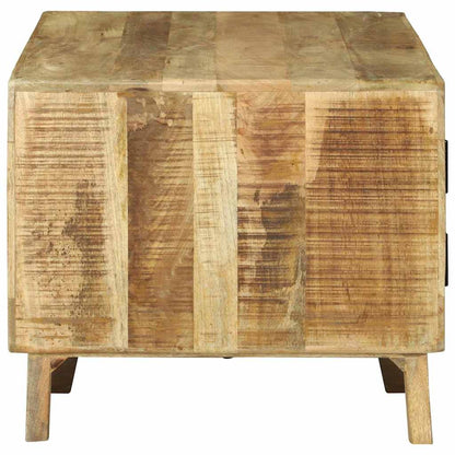 Coffee Table Brown 80 x 54 x 45 cm Solid Mango Wood