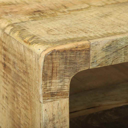TV Cabinet with Shelf Brown 80 x 32 x 36 cm Solid Mango wood