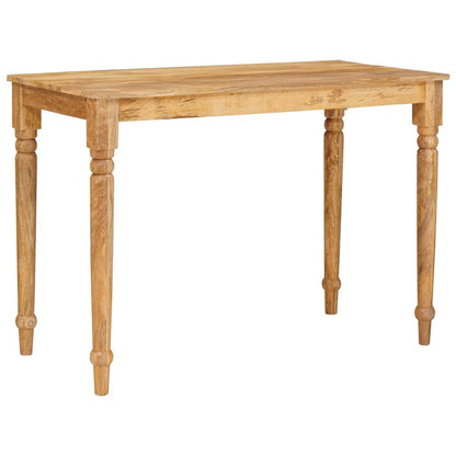 Coffee Table Brown 110 x 55 x 77 cm Solid Mango Wood