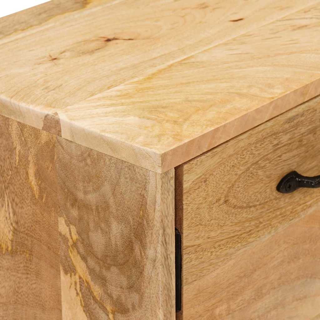 TV Stands with Drawer Brown 110 x 30 x46 cm Solid Mango Wood