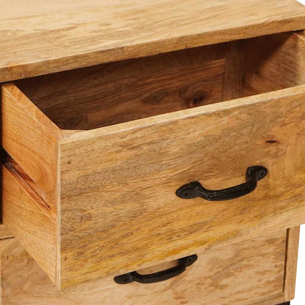 TV Stands with Drawer Brown 110 x 30 x46 cm Solid Mango Wood