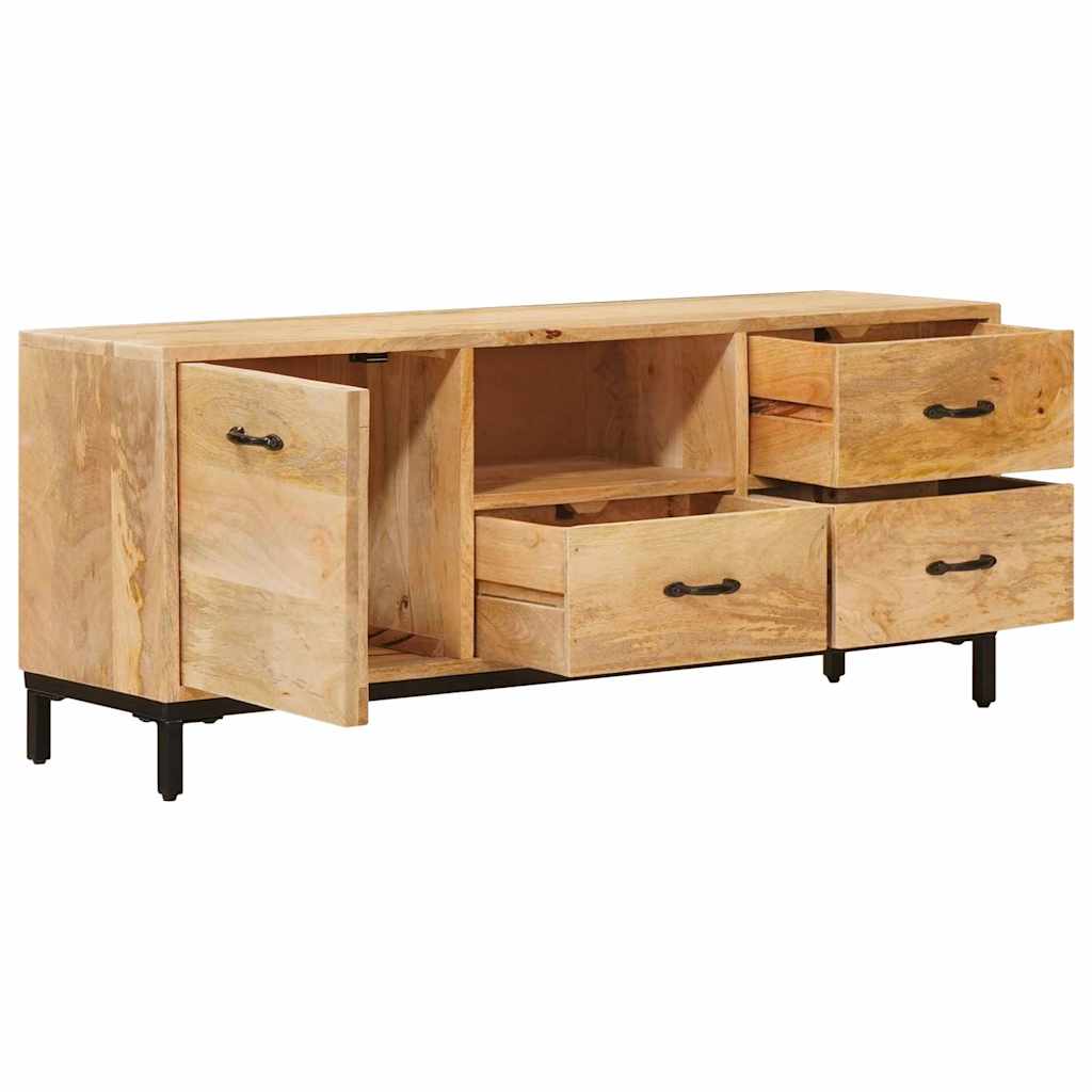 TV Stands with Drawer Brown 110 x 30 x46 cm Solid Mango Wood