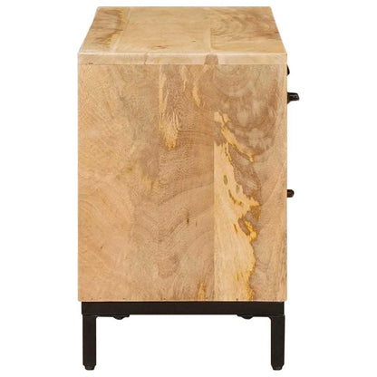 TV Stands with Drawer Brown 110 x 30 x46 cm Solid Mango Wood