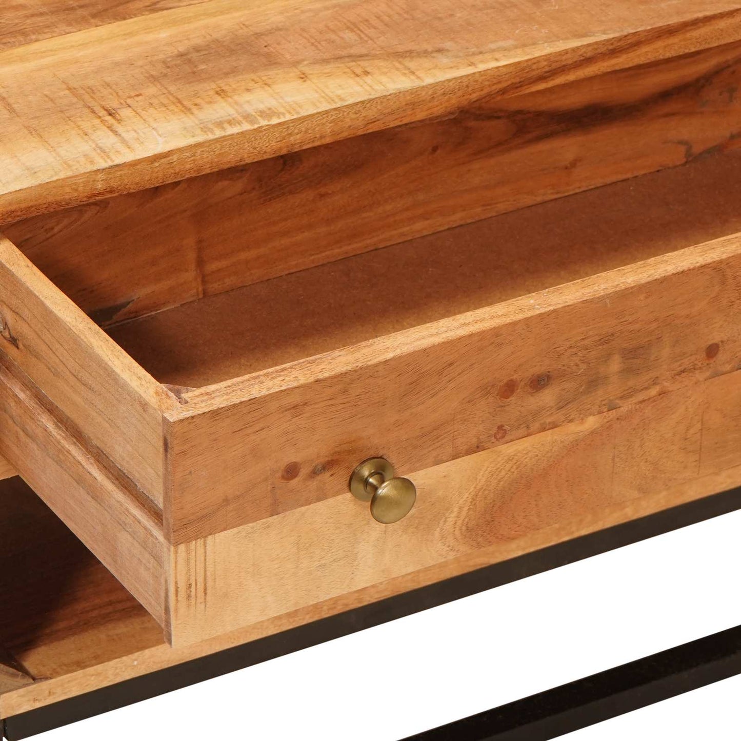TV Cabinet Natural 110 x 30 x 44 cm Solid Acacia Wood