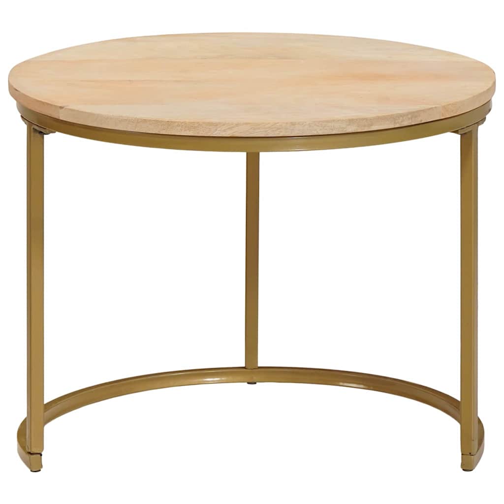 Nesting Coffee Tables 3 pcs Brown 60 x 60 x 45 cm