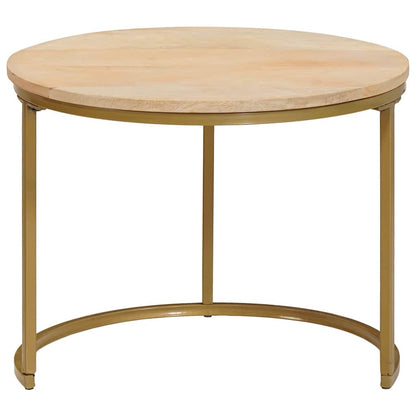Nesting Coffee Tables 2 pcs Brown 50 x 50 x 40 cm