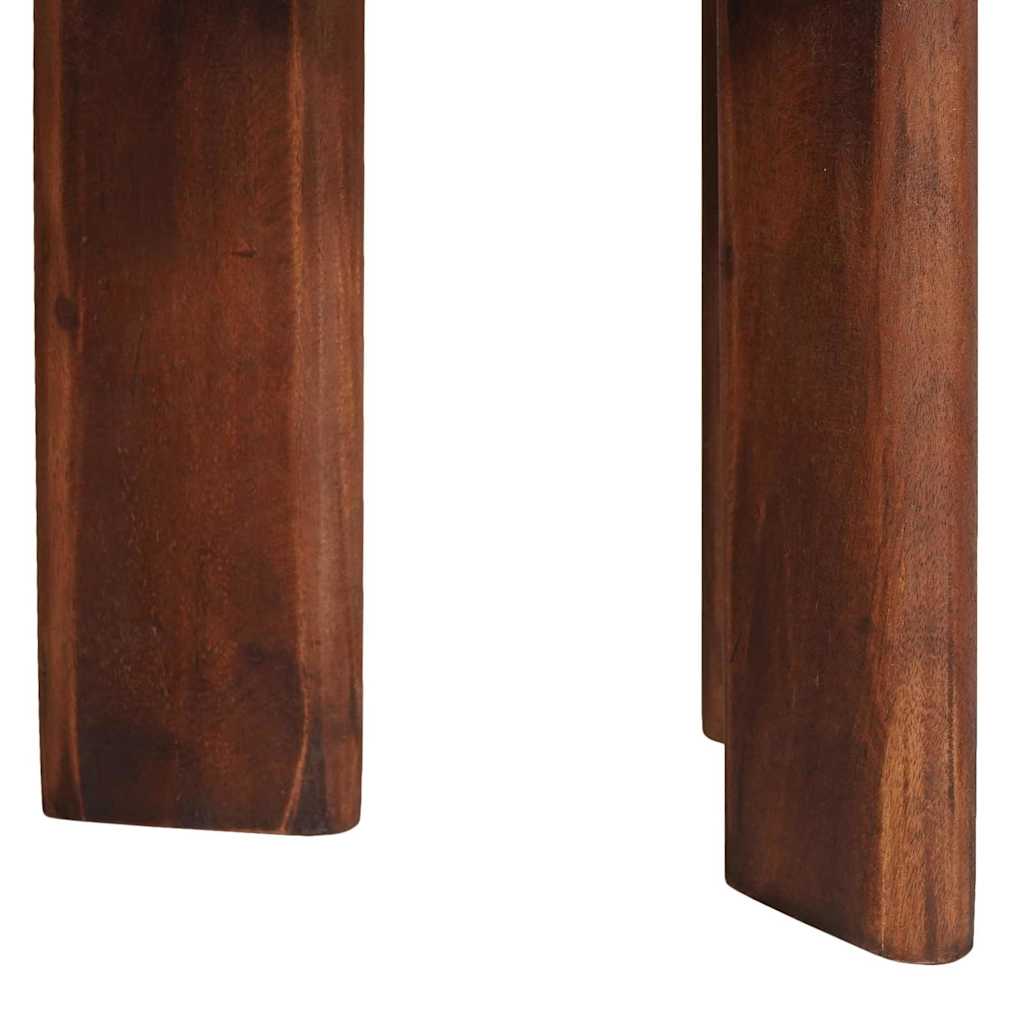 Nesting Coffee Tables 2 pcs Multicolour Solid Reclaimed Wood