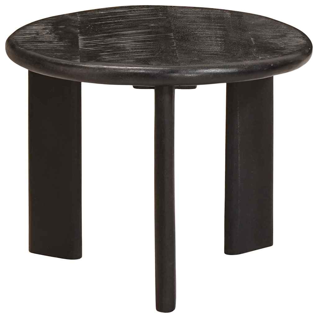 Nesting Coffee Tables 2 pcs White Solid Mango Wood