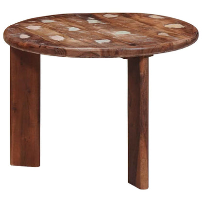 Nesting Coffee Tables 3 pcs Multicolour Solid Reclaimed Wood