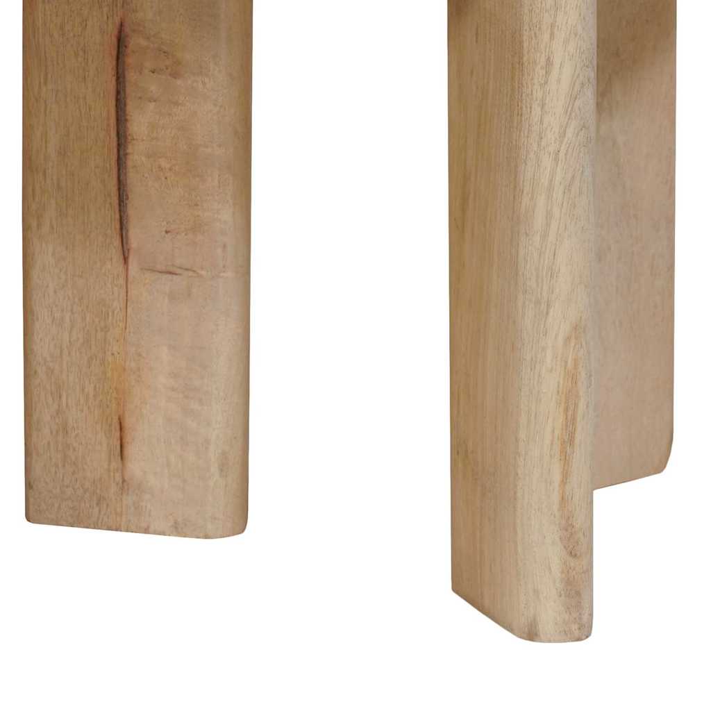 Nesting Coffee Tables 3 pcs Black Solid Mango Wood