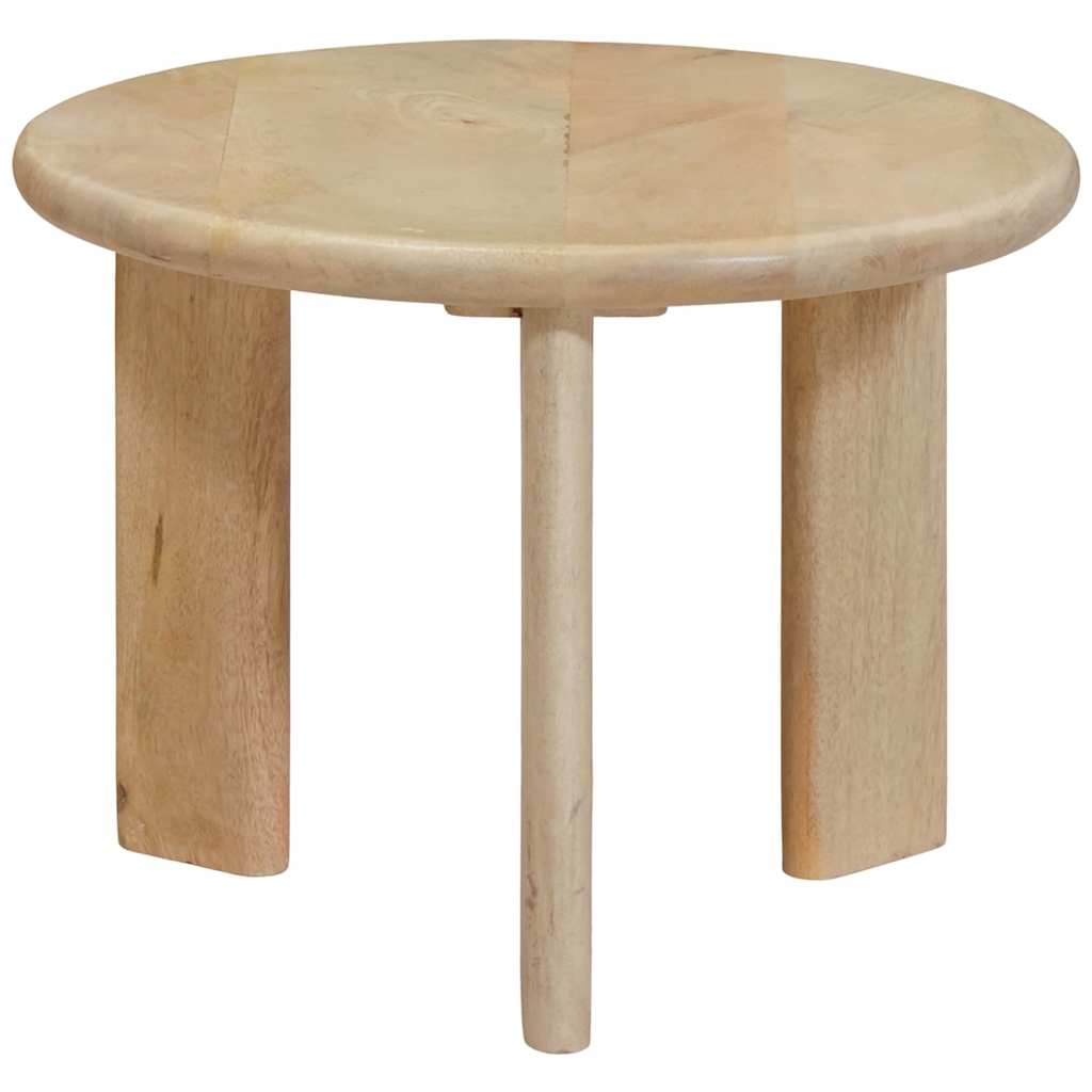 Nesting Coffee Tables 3 pcs Black Solid Mango Wood