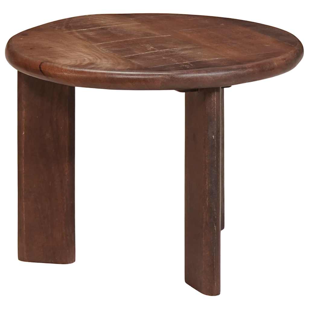 Nesting Coffee Tables 3 pcs Dark Brown Solid Mango Wood