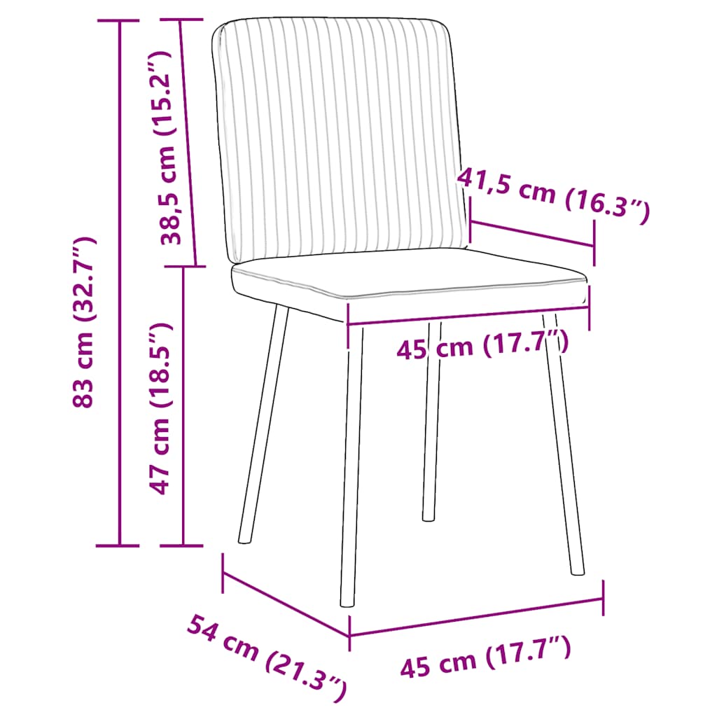 Dining Chairs 2 pcs Black Velvet