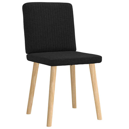 Dining Chairs 2 pcs Black Fabric