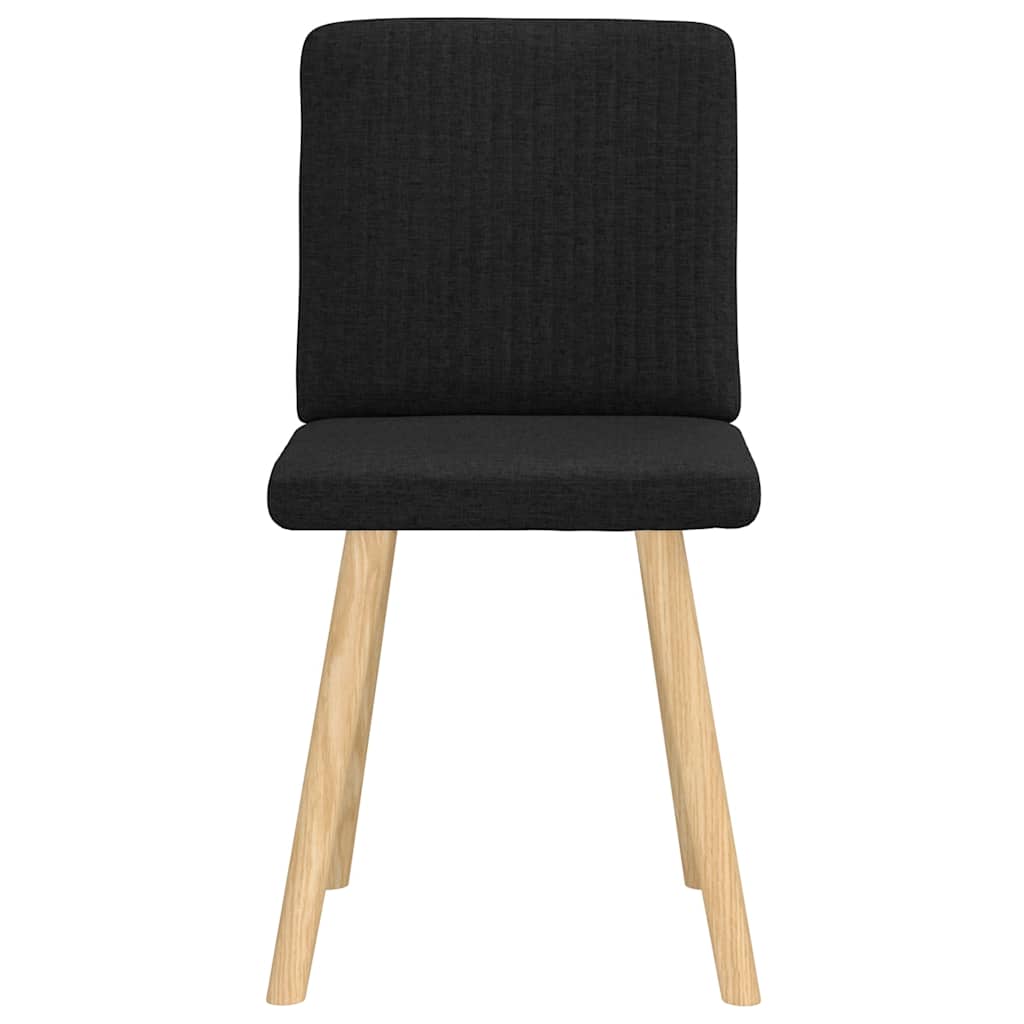 Dining Chairs 2 pcs Black Fabric