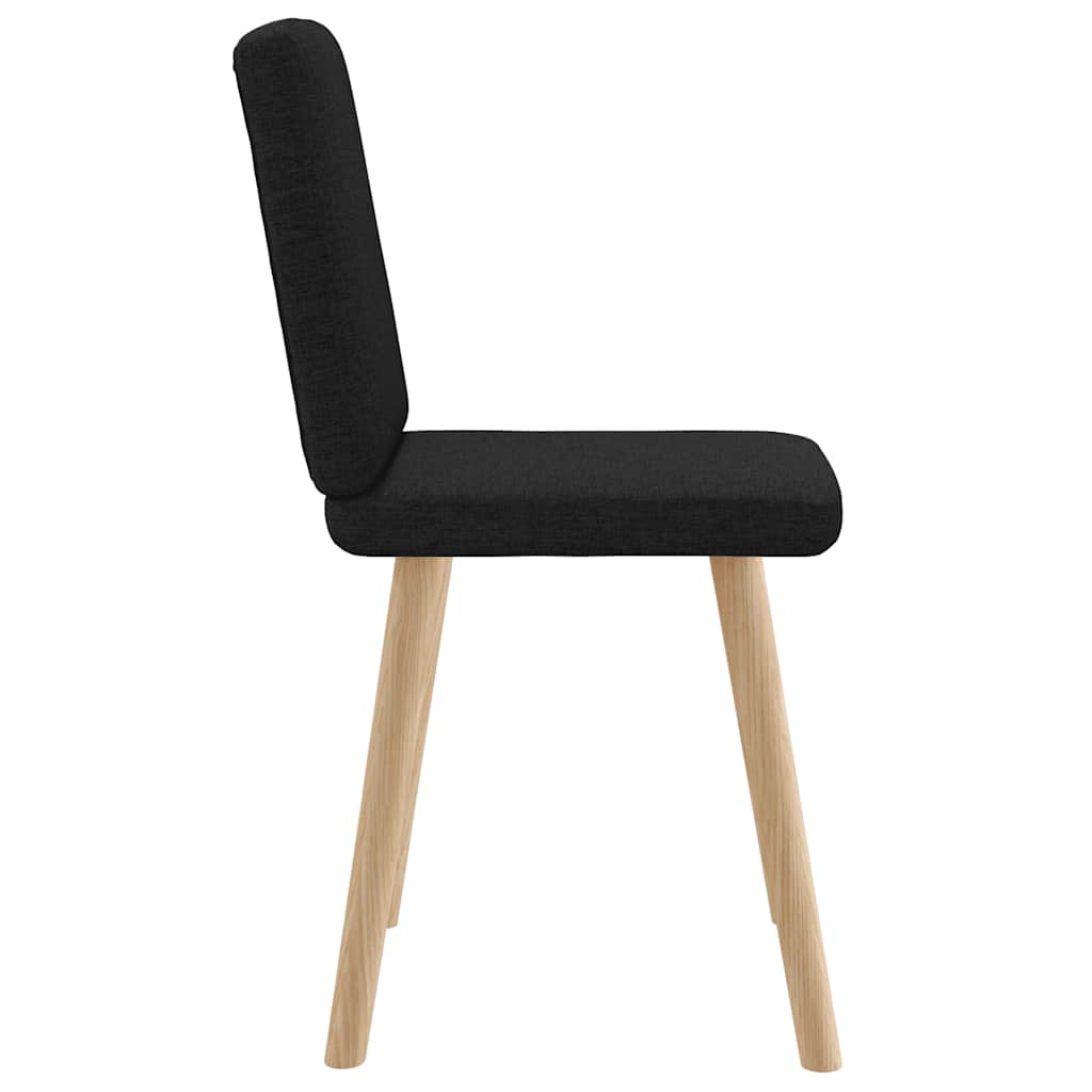 Dining Chairs 2 pcs Black Fabric