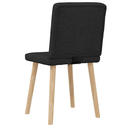 Dining Chairs 2 pcs Black Fabric