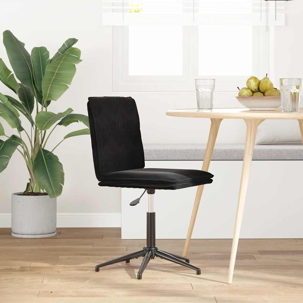 Dining Chair Black Velvet