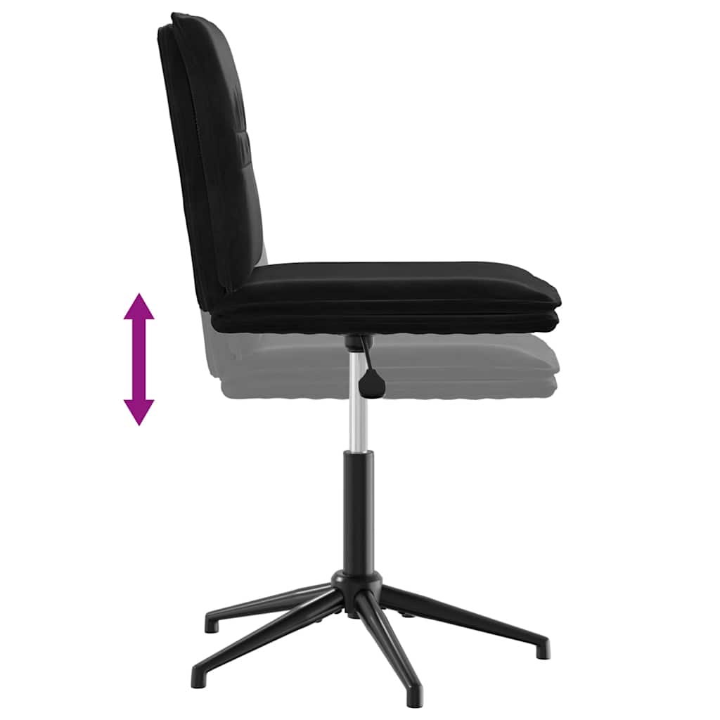 Dining Chair Black Velvet