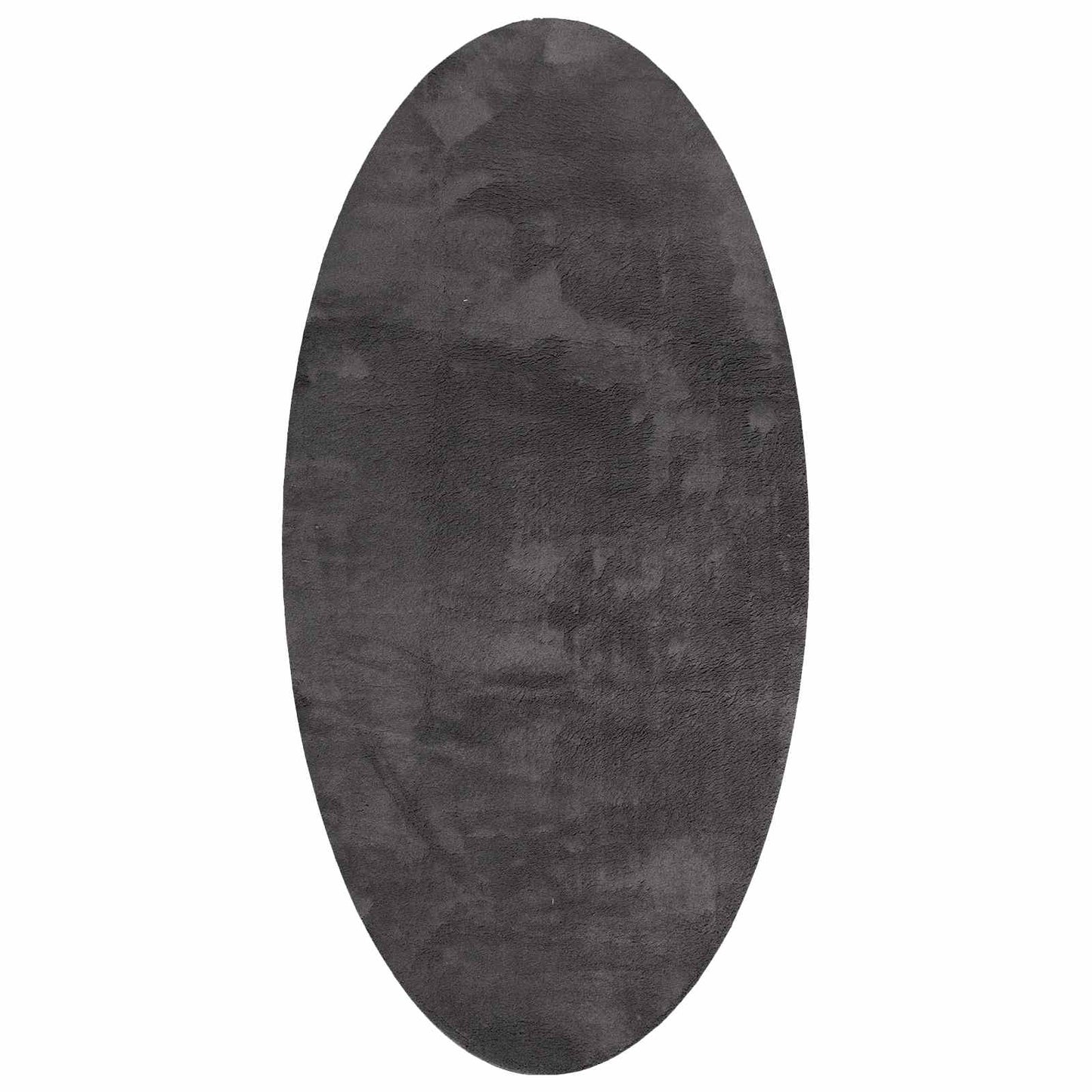 Carpet HUARTE Anthracite 80 x 150 cm 100% Polyester