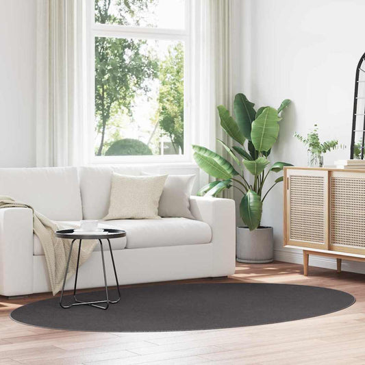Carpet HUARTE Anthracite 160 x 230 cm 100% Polyester