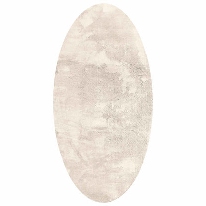 Carpet HUARTE Beige 100 x 200 cm 100% Polyester
