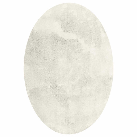 Carpet HUARTE Cream 140 x 200 cm 100% Polyester