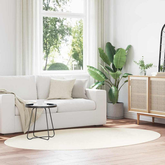 Carpet HUARTE Cream 160 x 230 cm 100% Polyester