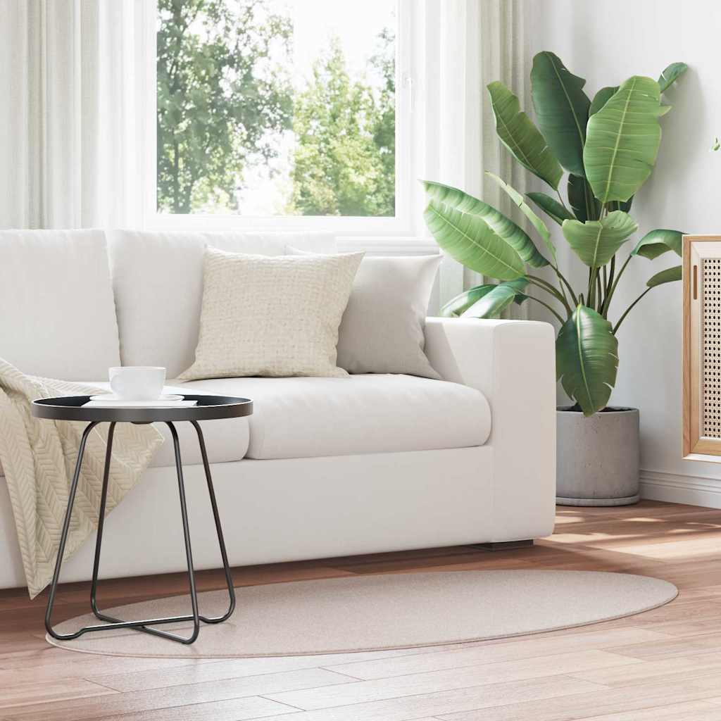 Carpet HUARTE Sand 80 x 150 cm 100% Polyester