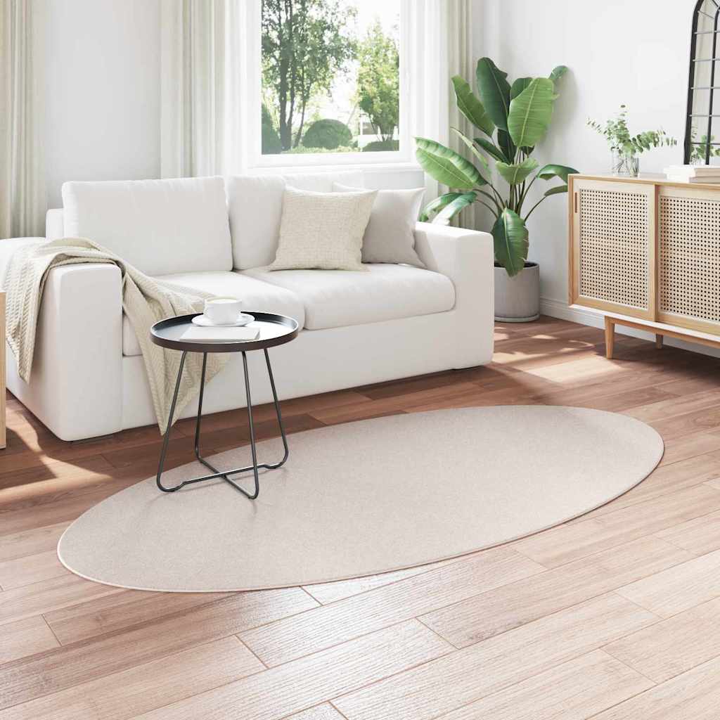 Carpet HUARTE Sand 100 x 200 cm 100% Polyester