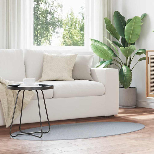 Carpet HUARTE Grey 80 x 150 cm 100% Polyester