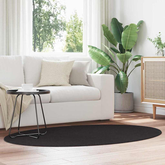 Carpet HUARTE Black 120 x 170 cm 100% Polyester
