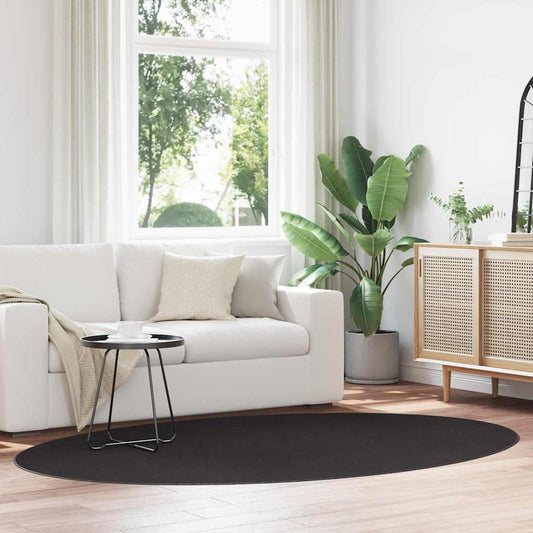 Carpet HUARTE Black 160 x 230 cm 100% Polyester