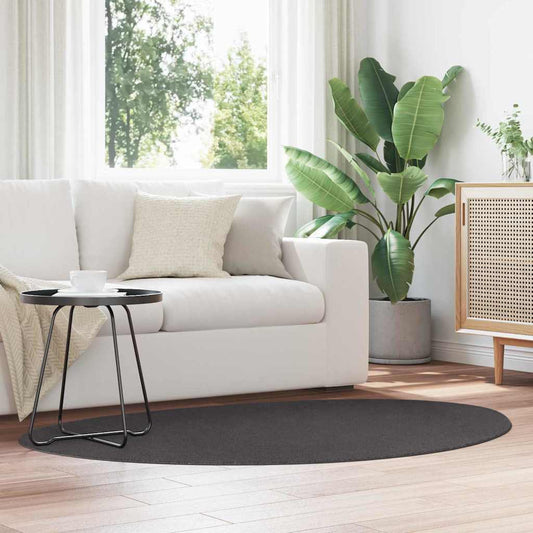 Carpet HUARTE Anthracite 120 x 170 cm Polyester