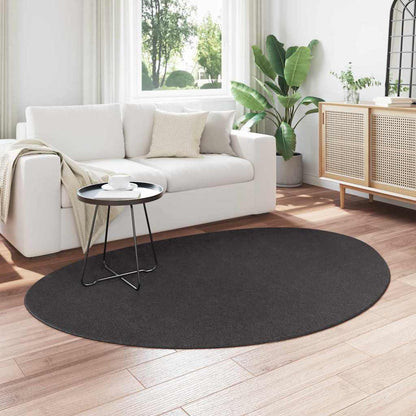 Area Rugs HUARTE Anthracite 140 x 200 cm Polyester
