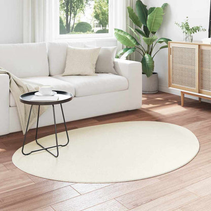 Area Rugs HUARTE Cream 100 x 200 cm Polyester