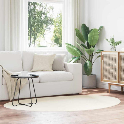 Area Rugs HUARTE Cream 120 x 170 cm Polyester