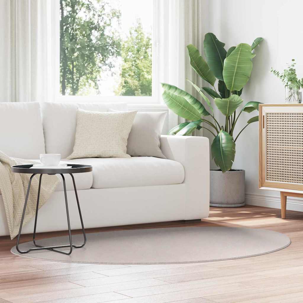 Area Rugs HUARTE Sand 120 x 170 cm Polyester