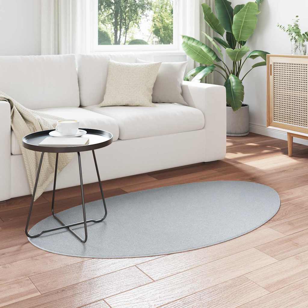 Carpet HUARTE Grey 80 x 150 cm Polyester