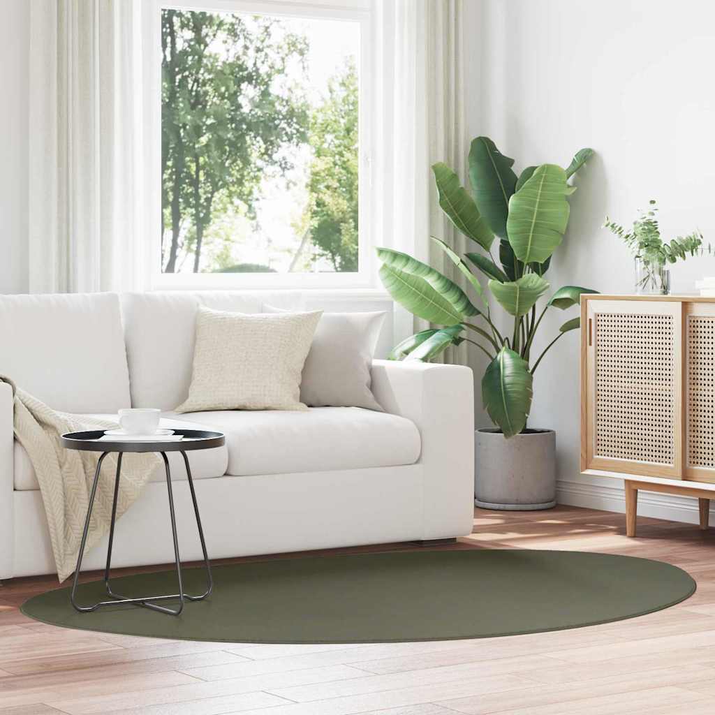 Area Rugs HUARTE Forest green 140 x 200 cm Polyester