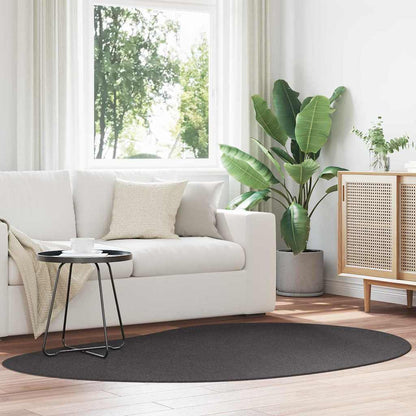 Area Rugs HUARTE Anthracite 140 x 200 cm Polyester
