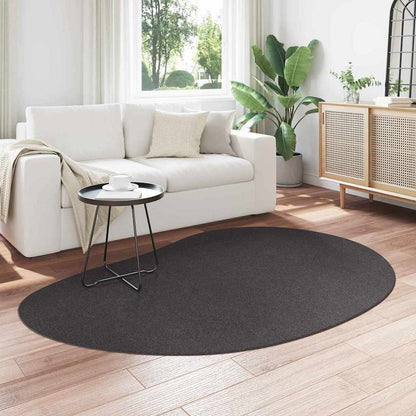 Area Rugs HUARTE Anthracite 140 x 200 cm Polyester